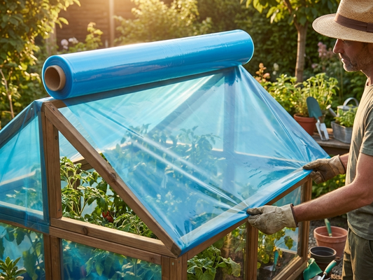 Transparent greenhouse film roll 6x120m for outdoor gardening - product detail