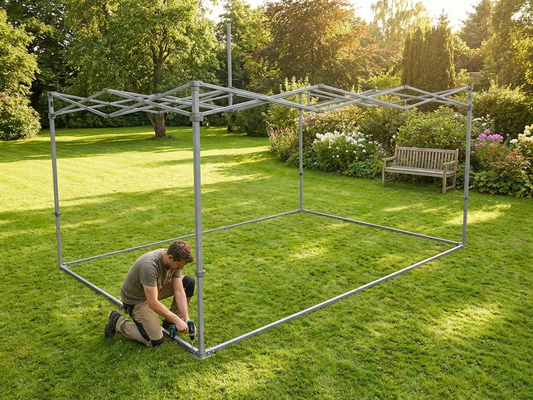 Steel Ground Bar Xtreme 3x6 m for outdoor use - product detail