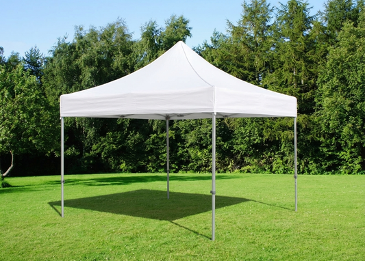 Pop Up Gazebo 3x3 m White with Aluminium Frame - product detail