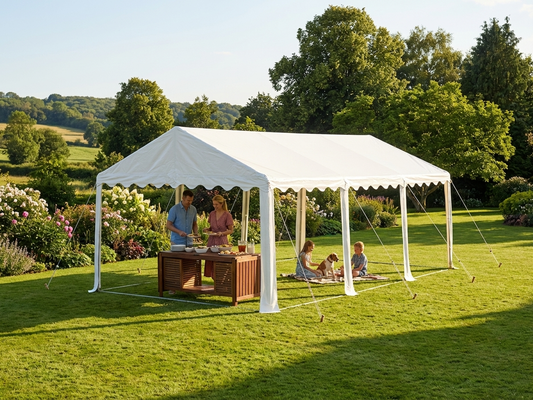 White PVC marquee roof cover 5x10m for outdoor events - product detail