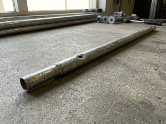 Galvanised steel pipe for storage tent support - product detail