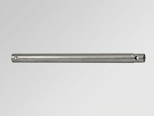Connecting pipe for storage tent in silver galvanised steel - product detail