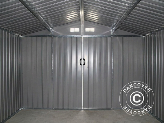 Aluminium Grey Garden Shed 2.77x1.91m for Outdoor Use - product detail