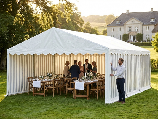 PVC Roof Cover for Marquee 4x8m White Grey - product detail