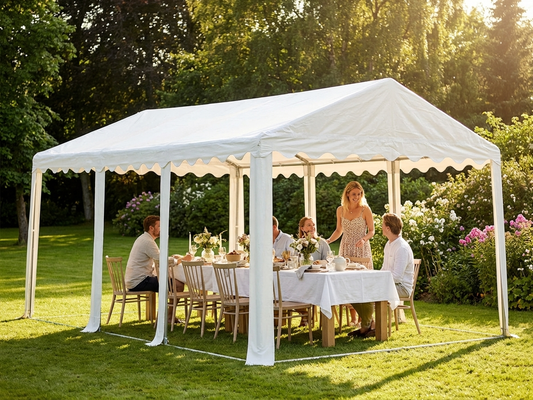 White PVC marquee roof cover 5x6m for outdoor events - product detail