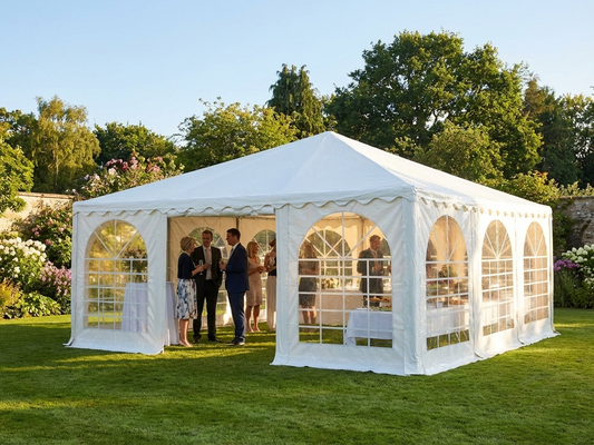 White PVC Pagoda Marquee 7x7 m for event use - product detail