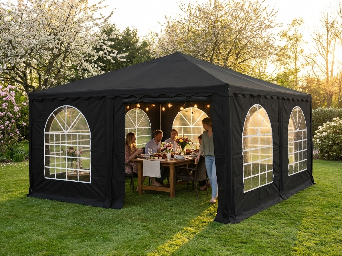 Black Pagoda Marquee 7x7 m for Outdoor Events - view 3