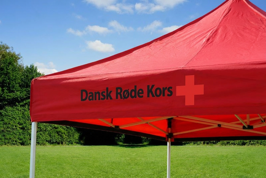 Valance print panel for event tents, 21x50 cm size - product detail