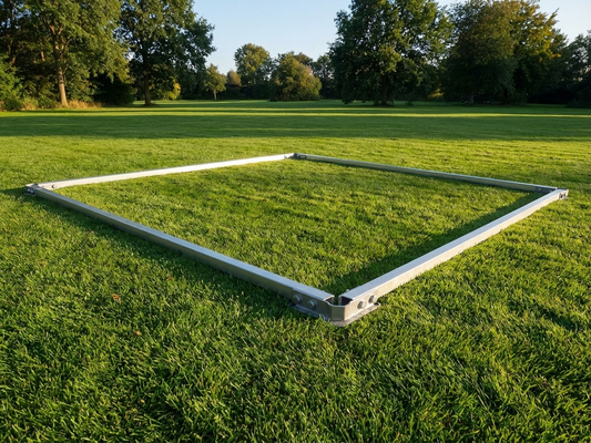 Steel ground bar for event tent, 4x4 m size - product detail
