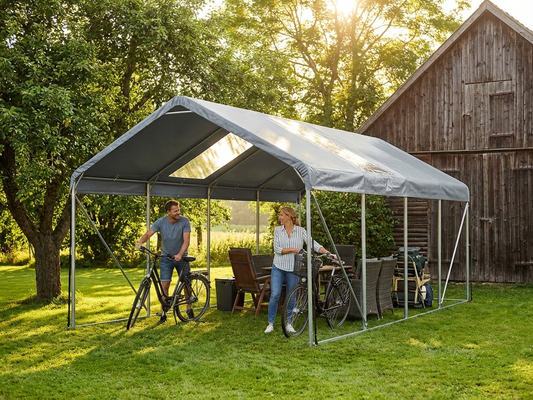 PVC Roof Cover 6x12 m Grey for outdoor storage - product detail