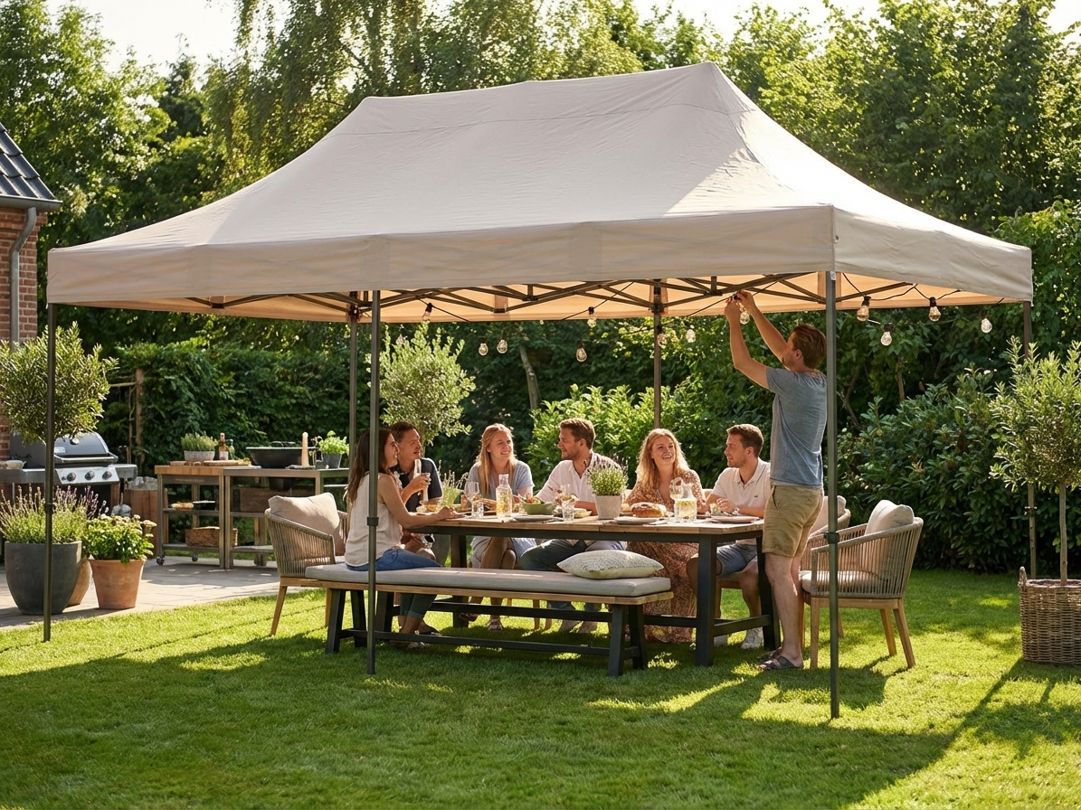 Latte 3x6m gazebo roof cover for outdoor use - view 3
