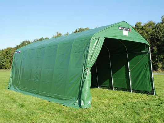 Green PVC Livestock Shelter with Galvanised Steel Frame - product detail