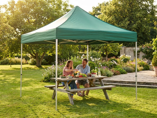 Green Pop Up Gazebo 3x3m with Aluminium Frame for Outdoor Events - product detail