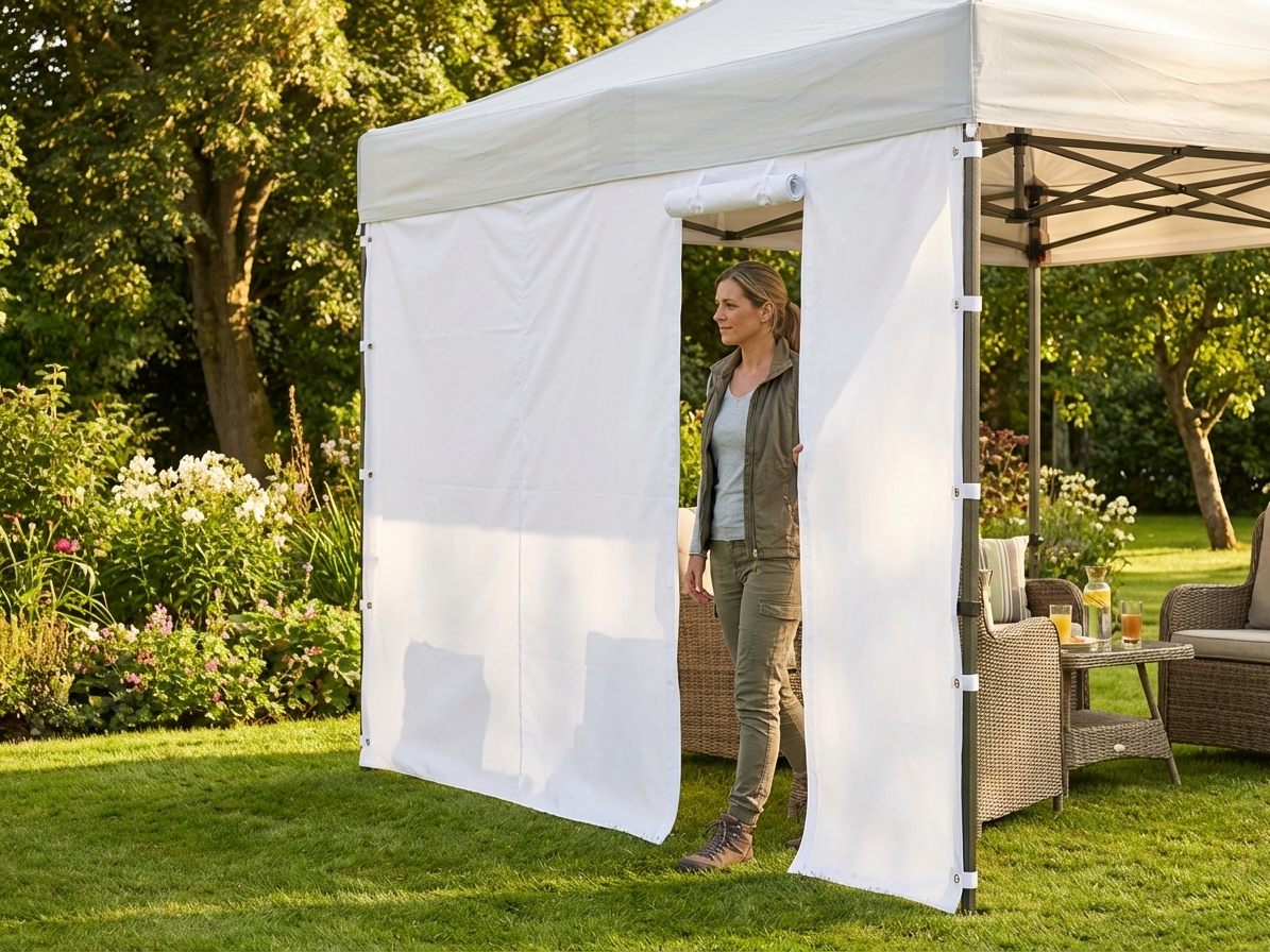 PVC Endwall 4m White UV Water Resistant - view 3