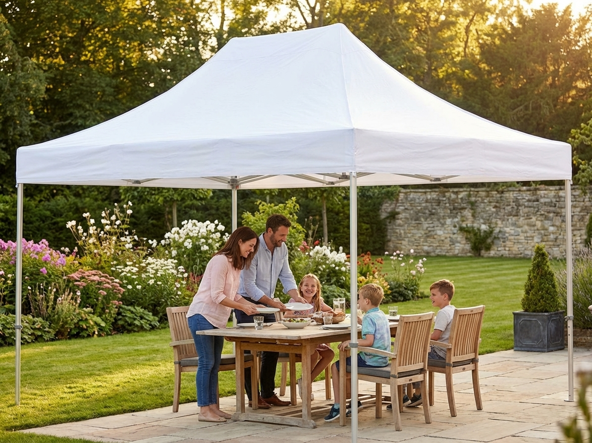 White waterproof gazebo roof cover 3x6 m - view 3