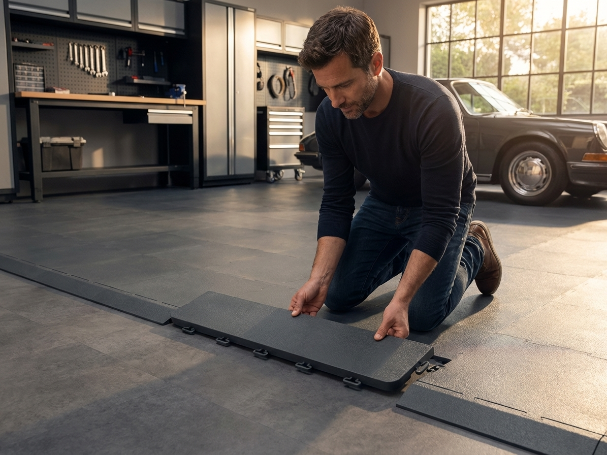 Anthracite Flooring Edge Piece made from recycled PE - view 3