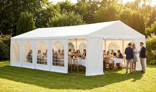 White PVC Marquee 6x10m for Event Hosting - product detail