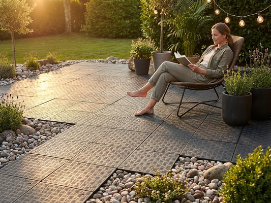 Anthracite Flooring PRO with Recycled PE Material - product detail