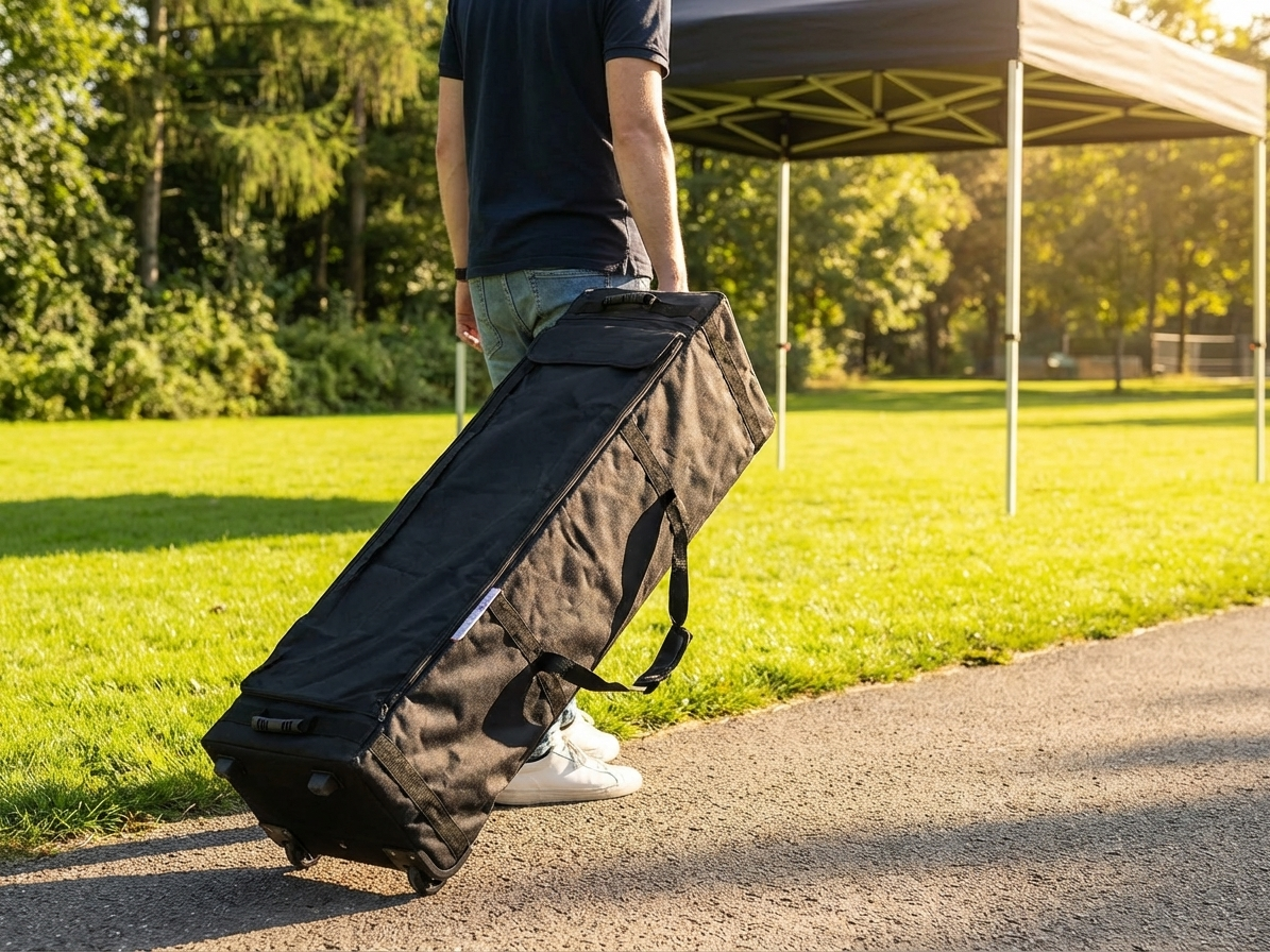 Carry Bag with Wheels in Black for Flextents - view 3