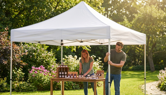 FleXtents roof cover in weatherproof PVC for event tents - product detail