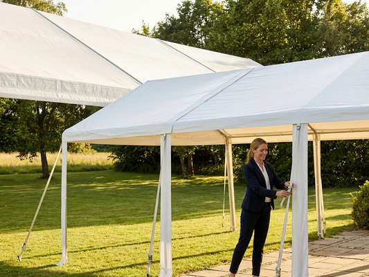 PVC Roof Cover 6x2 m White for Outdoor Use - product detail