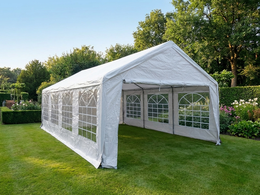 White marquee tent 4x8 m for outdoor events - product detail