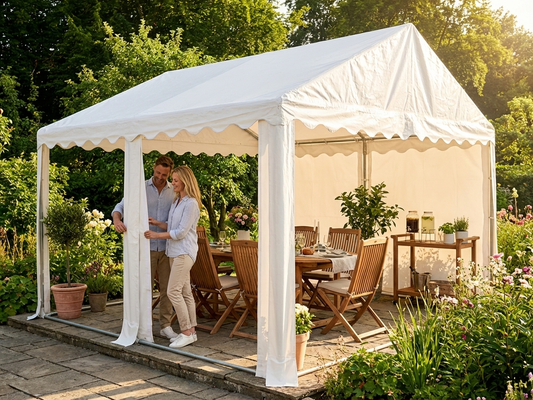 White PVC marquee roof cover 5x6m for event shelter - product detail