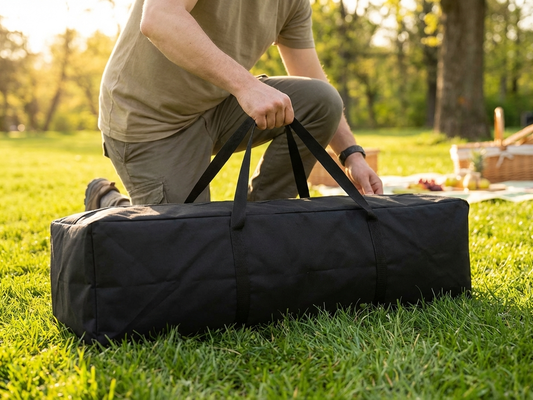 Black carry bag 3x3 m for event use - product detail