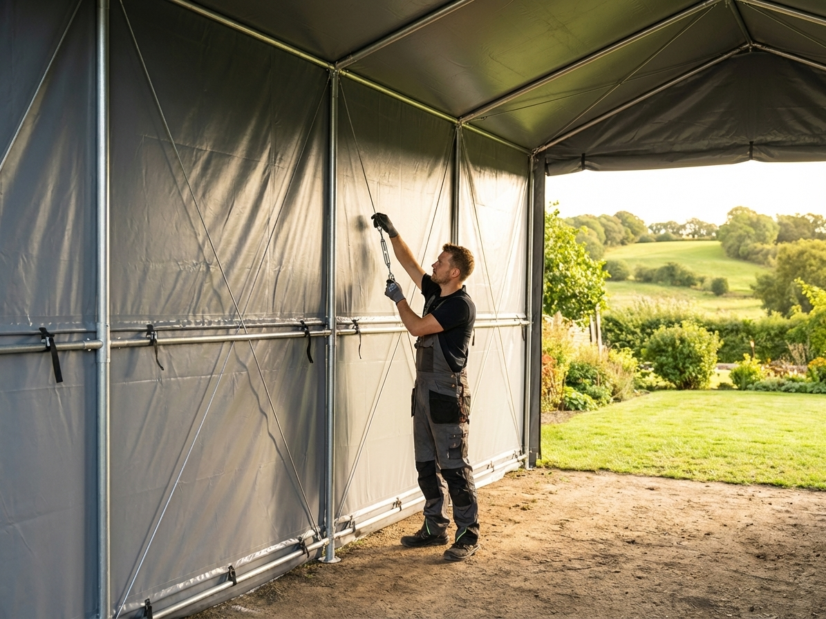 Steel wire kit for 4 m storage shelter, Xtra Strength Steel - view 3
