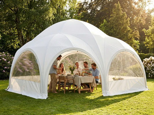 Dome Marquee 6x6 m White for Outdoor Events - product detail