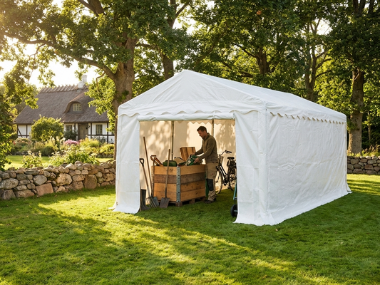 3x6m white storage tent for outdoor events - product detail
