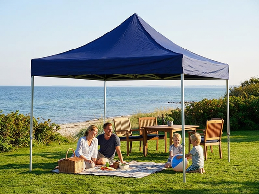 Pop Up Gazebo 3x3m Dark Blue with Steel Frame - product detail
