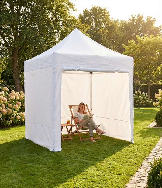 White pop up gazebo 2x2 m for outdoor events - product detail