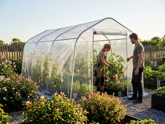 Polytunnel Greenhouse Roof Cover in Transparent PE Material - product detail