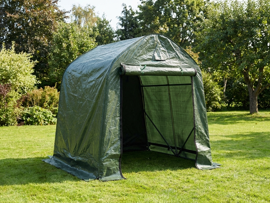 Green storage tent 2x2x2 metres for outdoor use - product detail