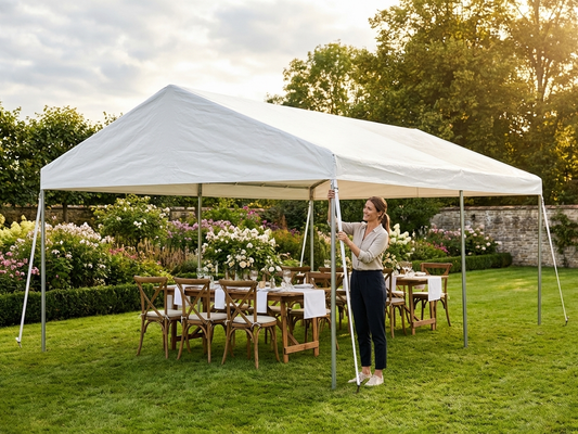 White PVC Marquee Roof Cover 3x6m for Event Shelter - product detail