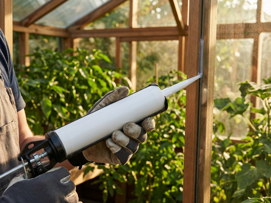 Transparent silicone sealant for greenhouses, 310 ml - product detail