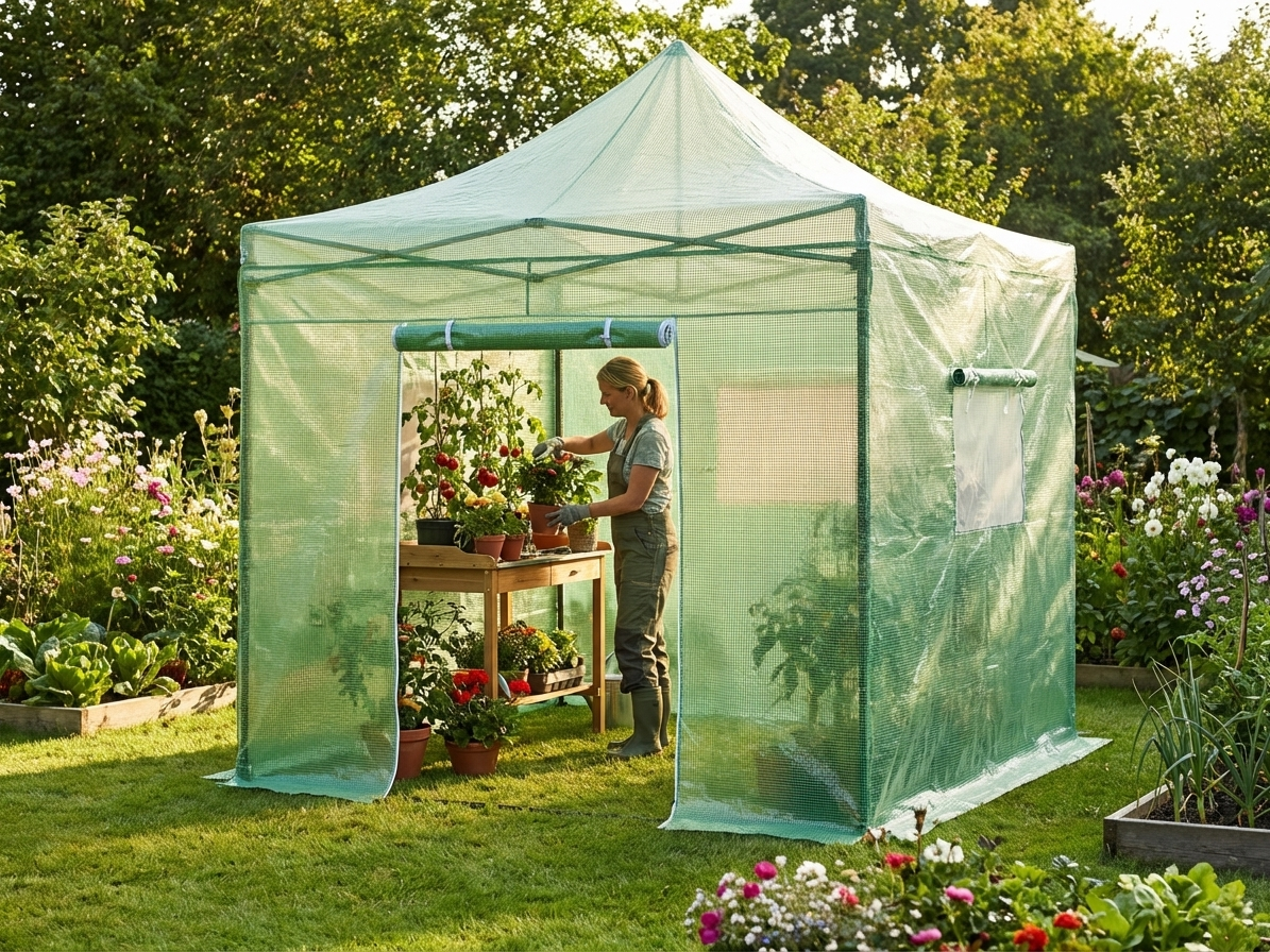Polyethylene Greenhouse with Aluminium Frame - view 3
