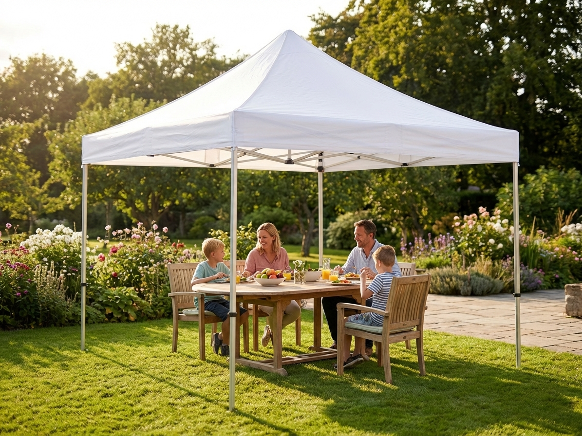 Pop Up Gazebo 3x3 m Clear for Outdoor Events