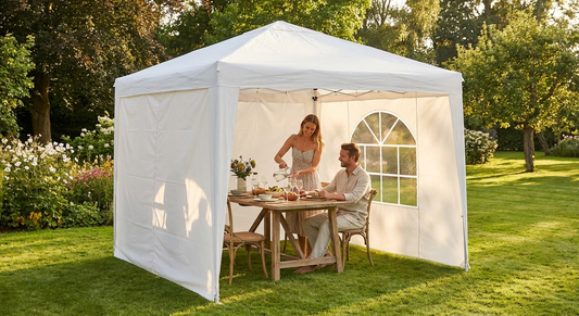 White 3x3m Marquee Event Shelter