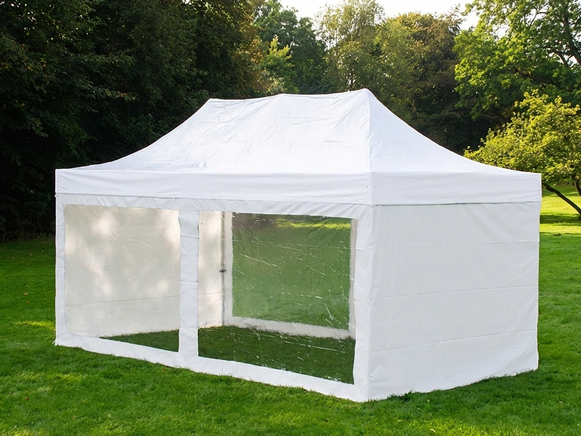 Pop Up Gazebo 3x6 m White for Outdoor Events - product detail