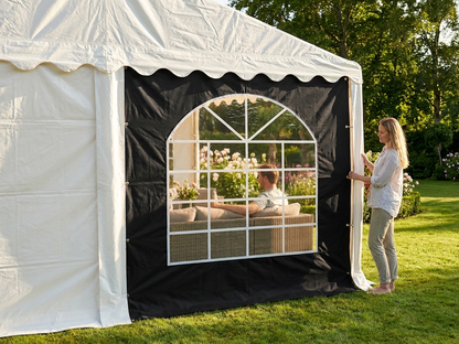 Black sidewall with window for outdoor events - view 3