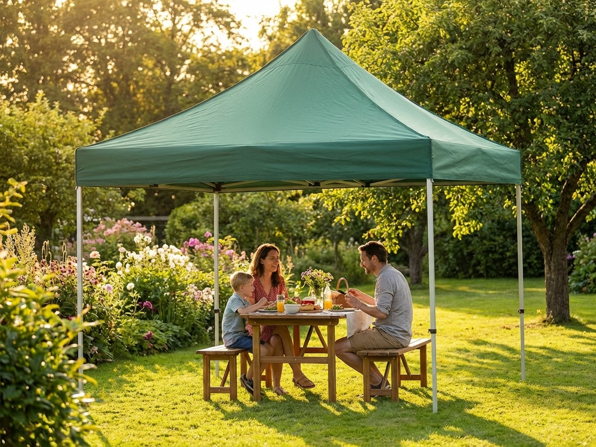 Green Gazebo Roof Cover 3x3 m