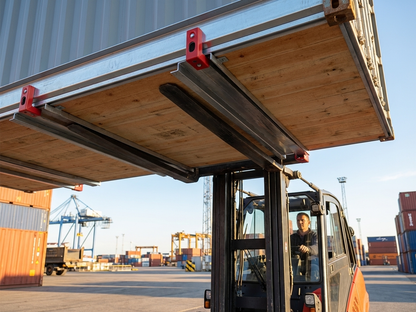 Heavy duty steel forklift guides for industrial use - product detail