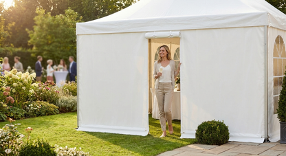 PVC Endwall 5m White for Indoor and Outdoor Use - view 3