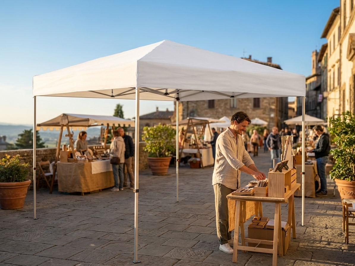 White gazebo roof cover 3x3m for outdoor events