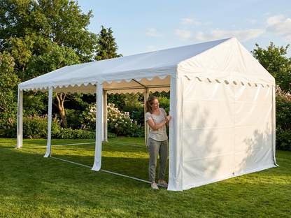 White PVC roof cover for 6x10m marquee - product detail
