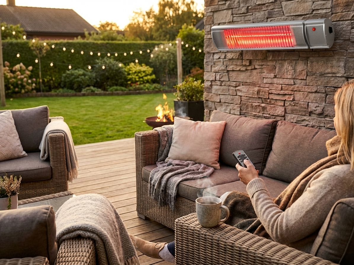 Patio heater in aluminium for outdoor use - view 3