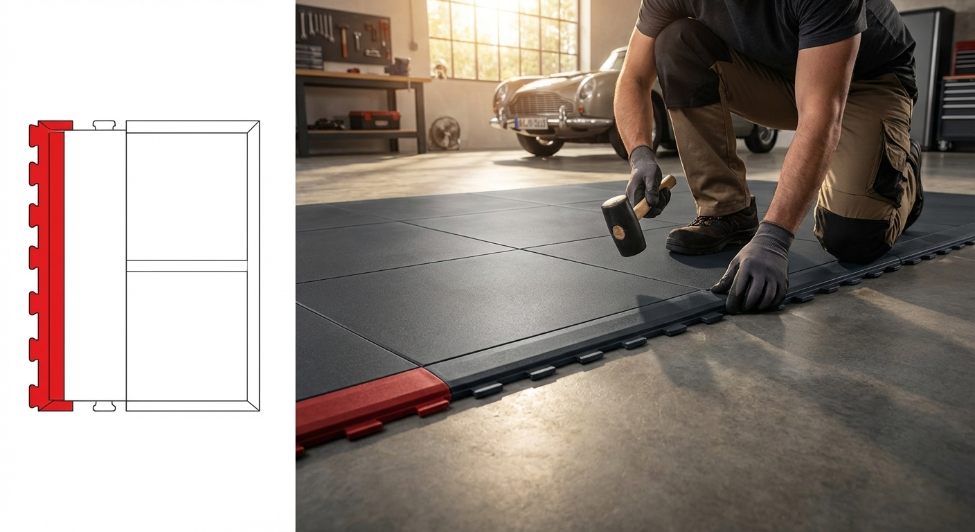 Anthracite flooring edge piece made from recycled PE - view 3