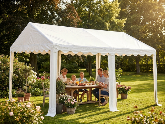 White PVC/Polyester marquee roof cover 4x6m for outdoor events